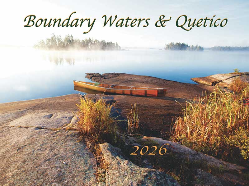 cal-cover800 Boundary Waters & Quetico Calendar 2026 Cover